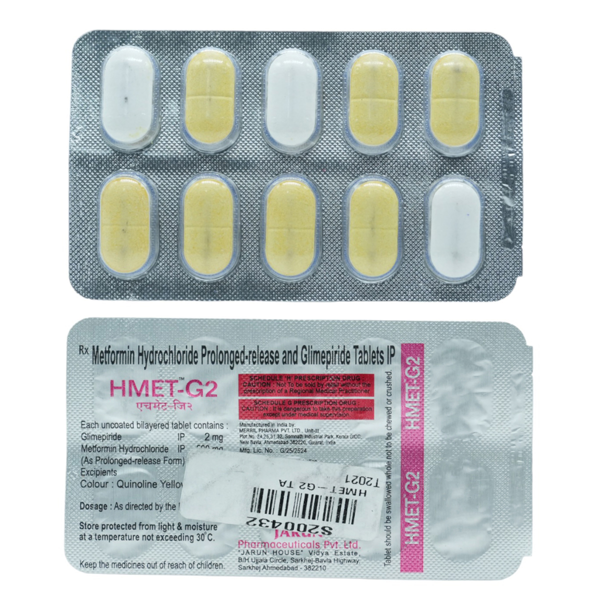 HMET G2 TABLET 10'S , Pack of 10 TabletS HMET G2 TABLET 10'S , Pack of 10 TabletS
