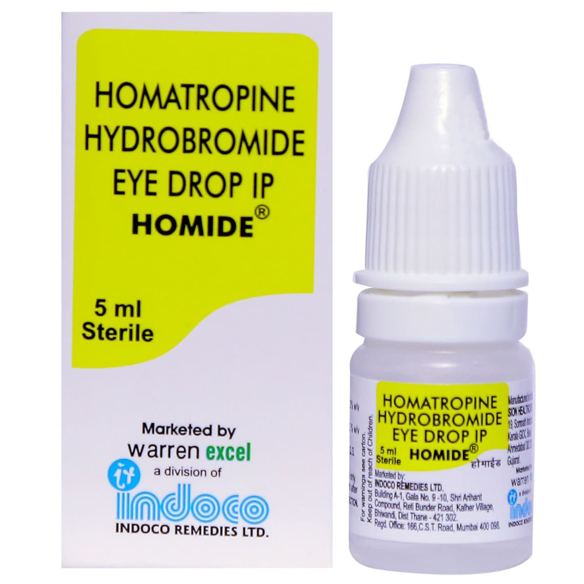 Homide Eye Drops 5 ml, Pack of 1 EYE DROPS Homide Eye Drops 5 ml, Pack of 1 EYE DROPS