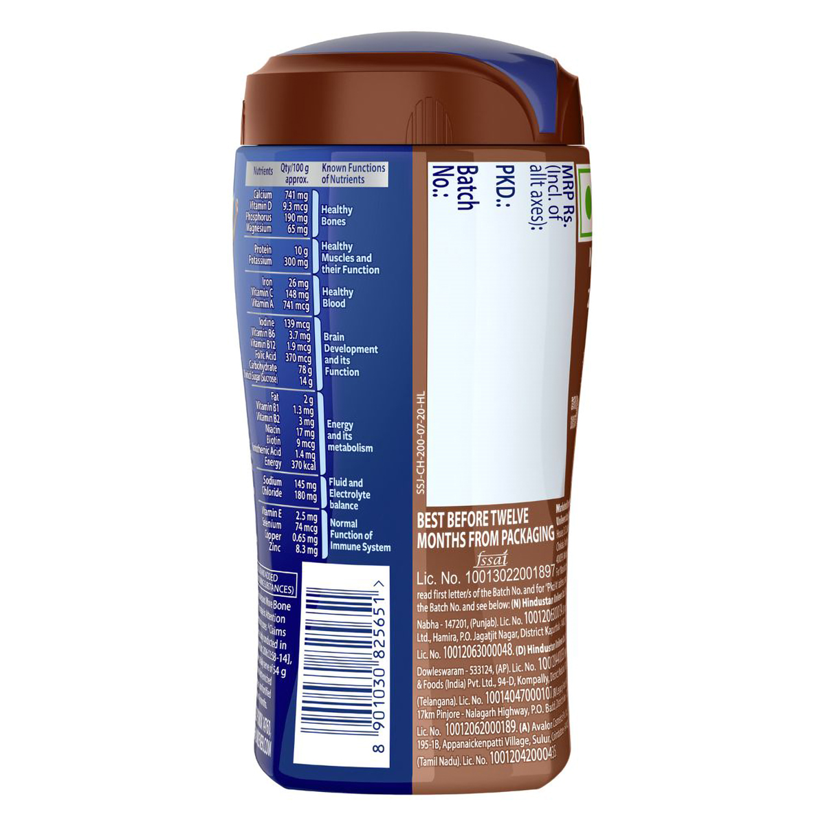 Horlicks Chocolate Delight Flavour Nutrition Powder 200 gm | Protein, Calcium, Iron | Support Immunity | Improves Bone & Muscle Health | Healthy Weight Gain, Pack of 1 Horlicks Chocolate Delight Flavour Nutrition Powder 200 gm | Protein, Calcium, Iron | Support Immunity | Improves Bone & Muscle Health | Healthy Weight Gain, Pack of 1