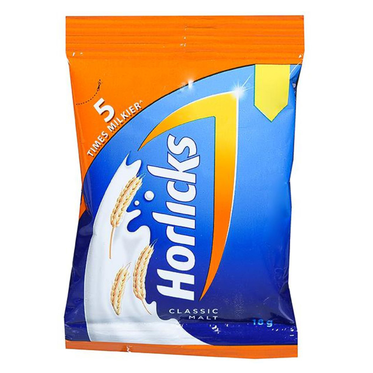 Horlicks Classic Malt Flavour Nutrition Drink Powder 18 gm | Support Immunity | Improves Bone & Muscle Health | Healthy Weight Gain, Pack of 1 Horlicks Classic Malt Flavour Nutrition Drink Powder 18 gm | Support Immunity | Improves Bone & Muscle Health | Healthy Weight Gain, Pack of 1