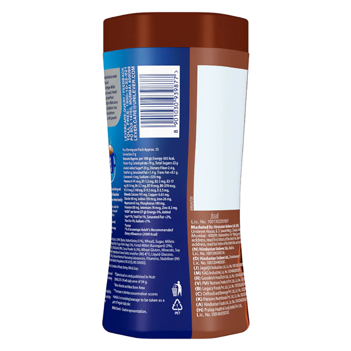 Horlicks Millet Chocolate Flavour Nutrition Powder 400 gm | Protein, Calcium, Iron | Support Immunity | Improves Bone & Muscle Health | Healthy Weight Gain, Pack of 1 Horlicks Millet Chocolate Flavour Nutrition Powder 400 gm | Protein, Calcium, Iron | Support Immunity | Improves Bone & Muscle Health | Healthy Weight Gain, Pack of 1