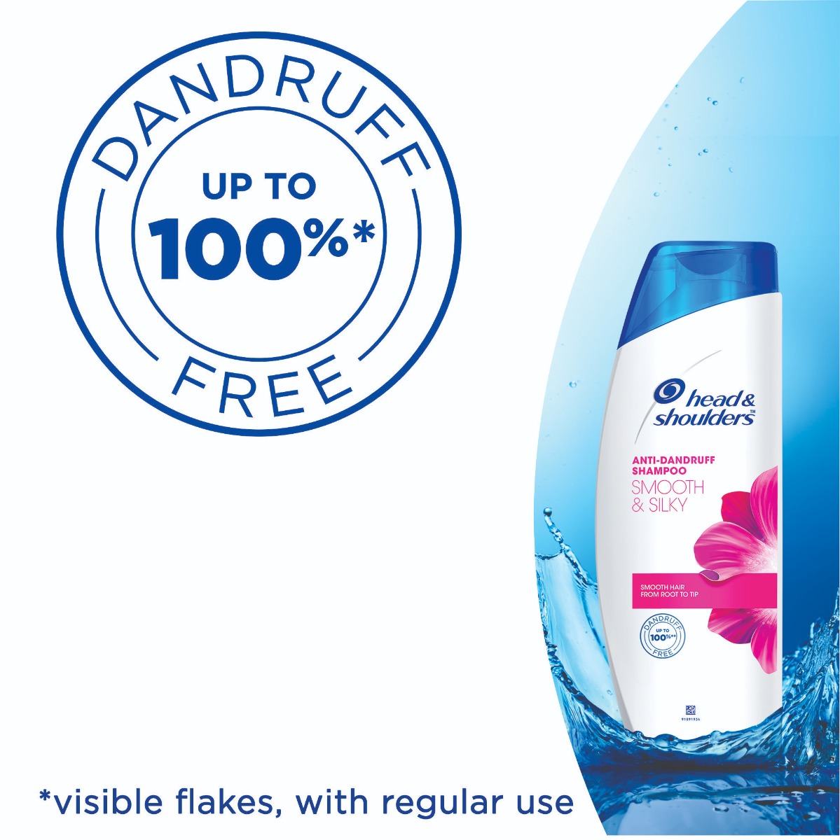 Head & Shoulders Anti-Dandruff Smooth & Silky Shampoo, 340 ml, Pack of 1 Head & Shoulders Anti-Dandruff Smooth & Silky Shampoo, 340 ml, Pack of 1