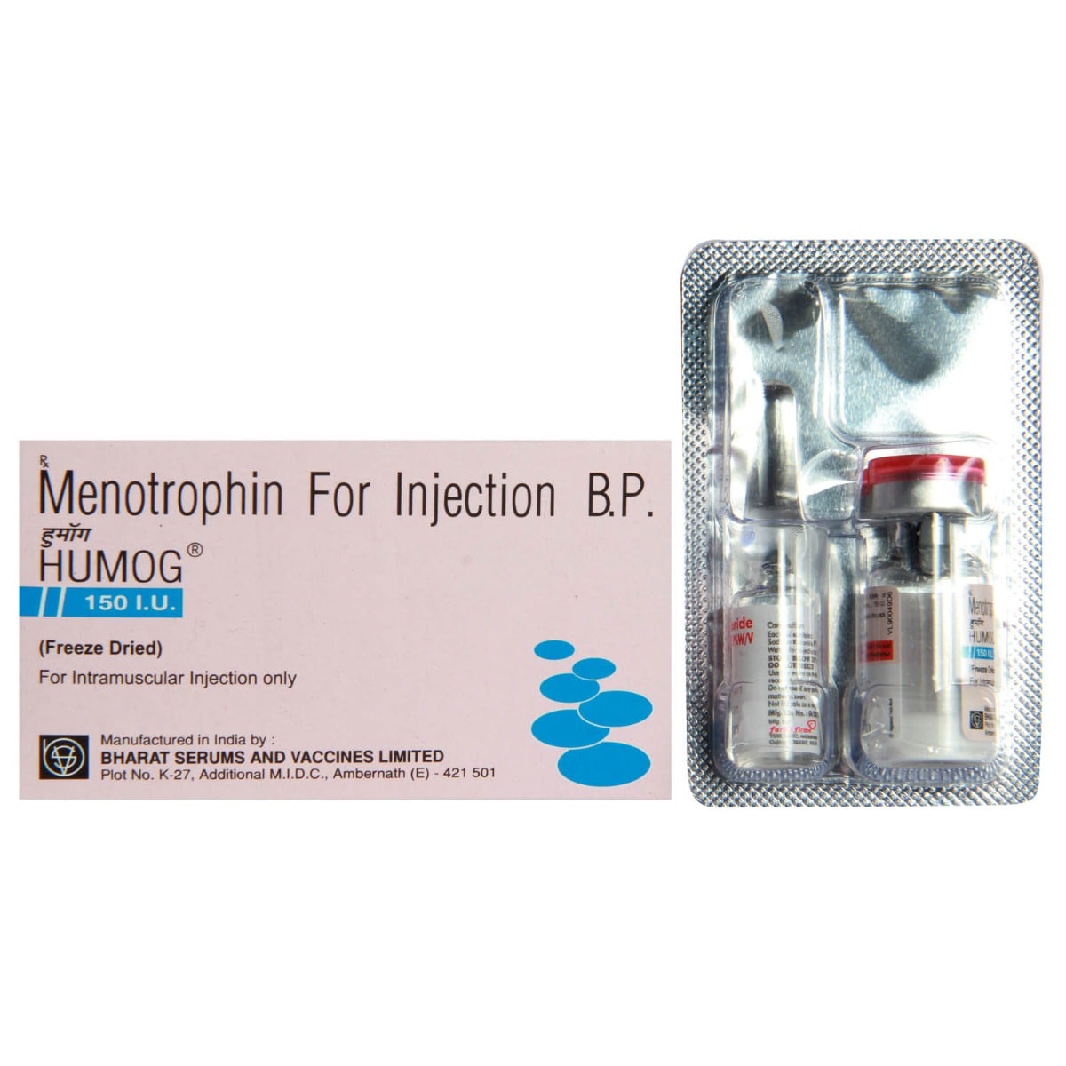 Humog 150IU Injection 1's, Pack of 1 Injection Humog 150IU Injection 1's, Pack of 1 Injection