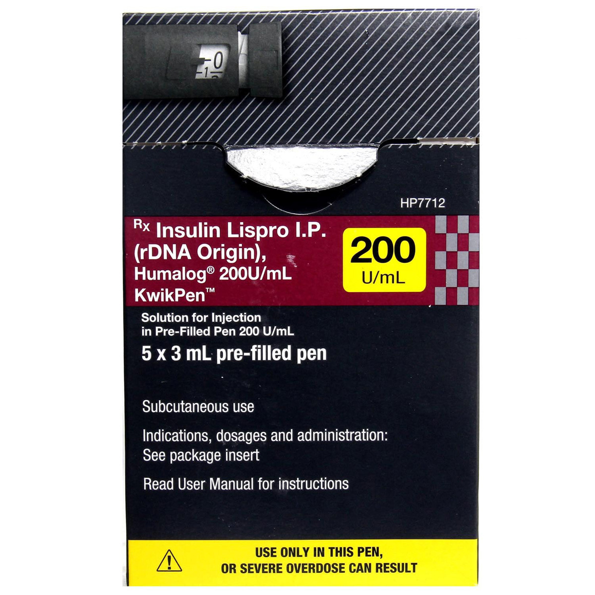Humalog 200 IU/ml Kwikpen 3ml, Pack of 1 Injection Humalog 200 IU/ml Kwikpen 3ml, Pack of 1 Injection
