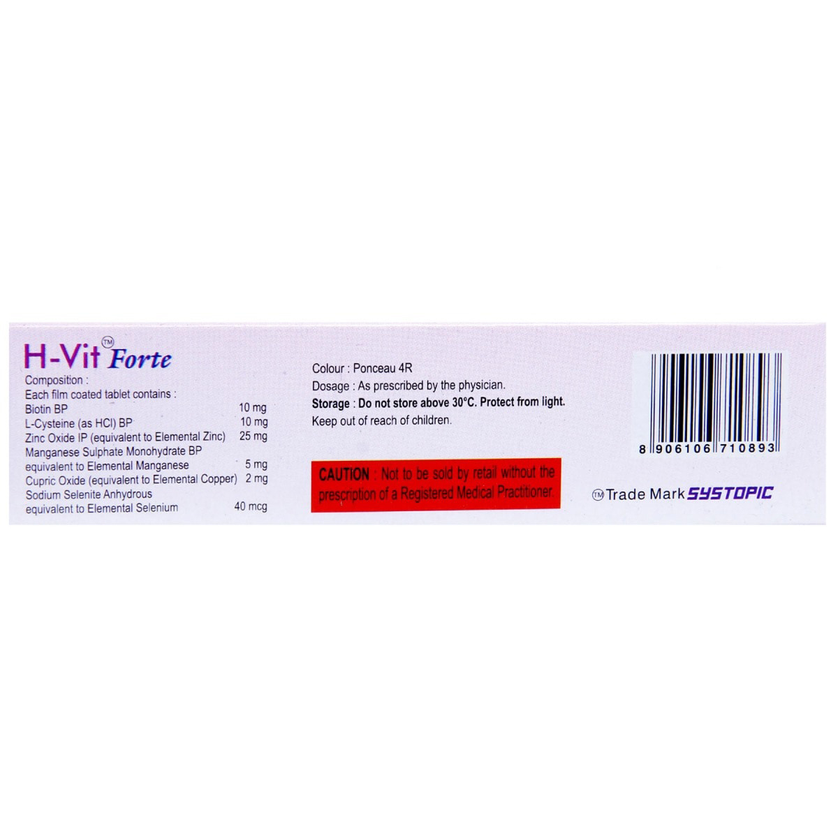 H-Vit Forte Tablet 10's, Pack of 10 H-Vit Forte Tablet 10's, Pack of 10