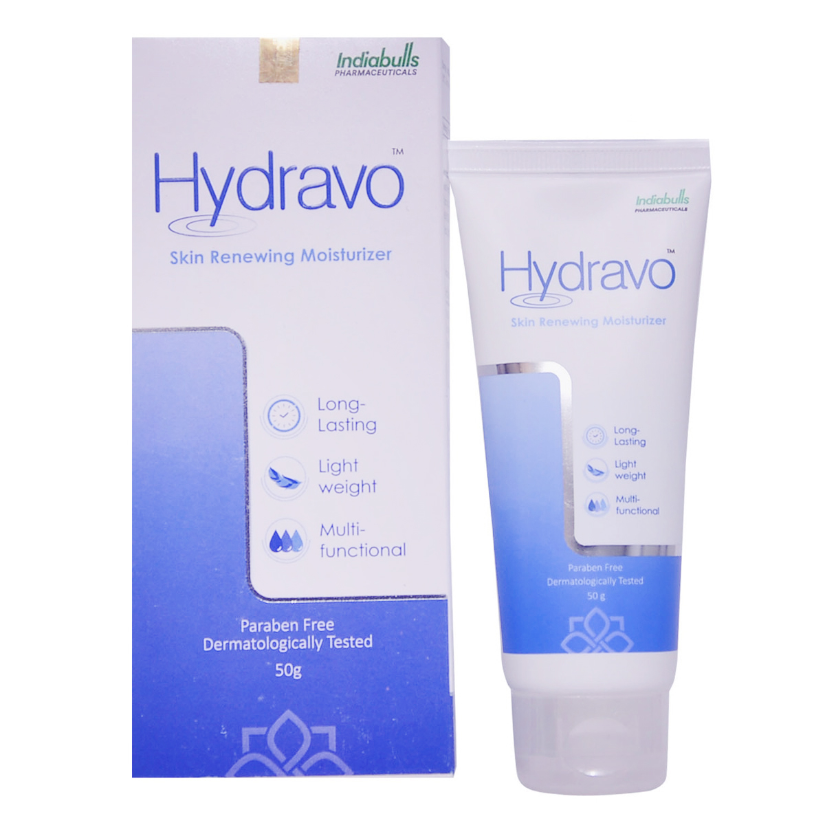 Hydravo Skin Renewing Moisturizer 50 gm | Long Lasting Moisturization | Lightweight | Non Greasy, Pack of 1 Hydravo Skin Renewing Moisturizer 50 gm | Long Lasting Moisturization | Lightweight | Non Greasy, Pack of 1