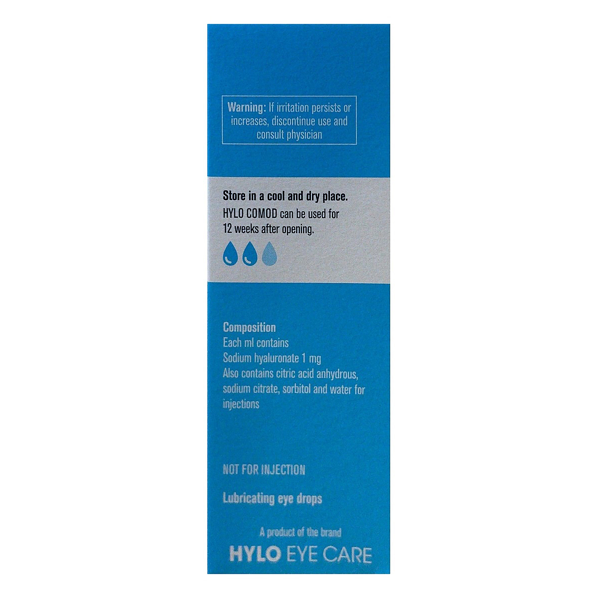 Hylo Comod Eye Drops 10 ml, Pack of 1 Hylo Comod Eye Drops 10 ml, Pack of 1