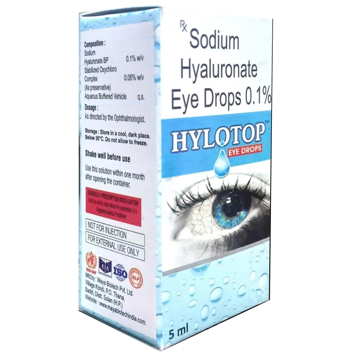 Hylotop Eye Drops 5 ml, Pack of 1 EYE DROPS Hylotop Eye Drops 5 ml, Pack of 1 EYE DROPS