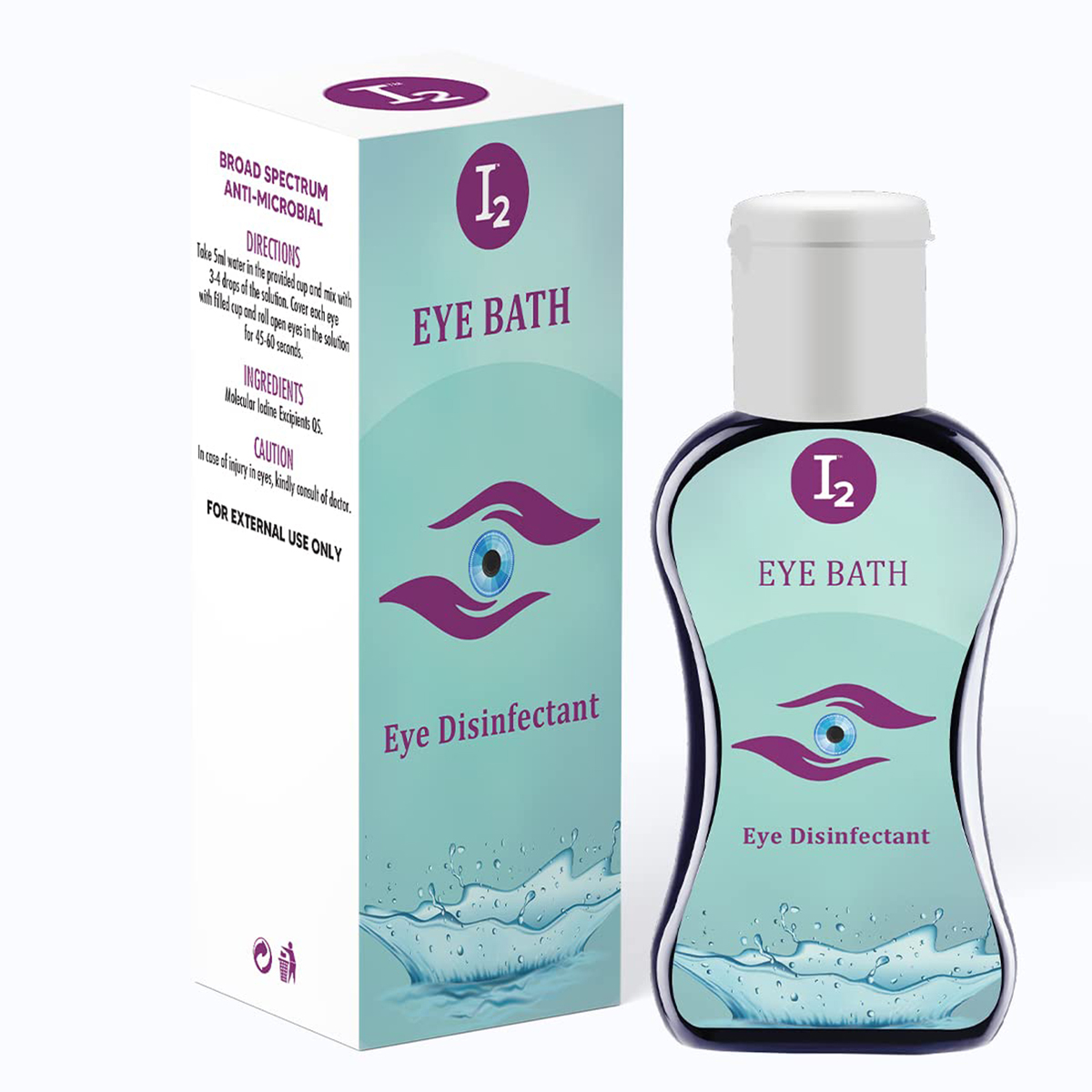 I2 Eye Bath 1.5% Iodine Solution 30 ml, Pack of 1 EYE DROPS I2 Eye Bath 1.5% Iodine Solution 30 ml, Pack of 1 EYE DROPS