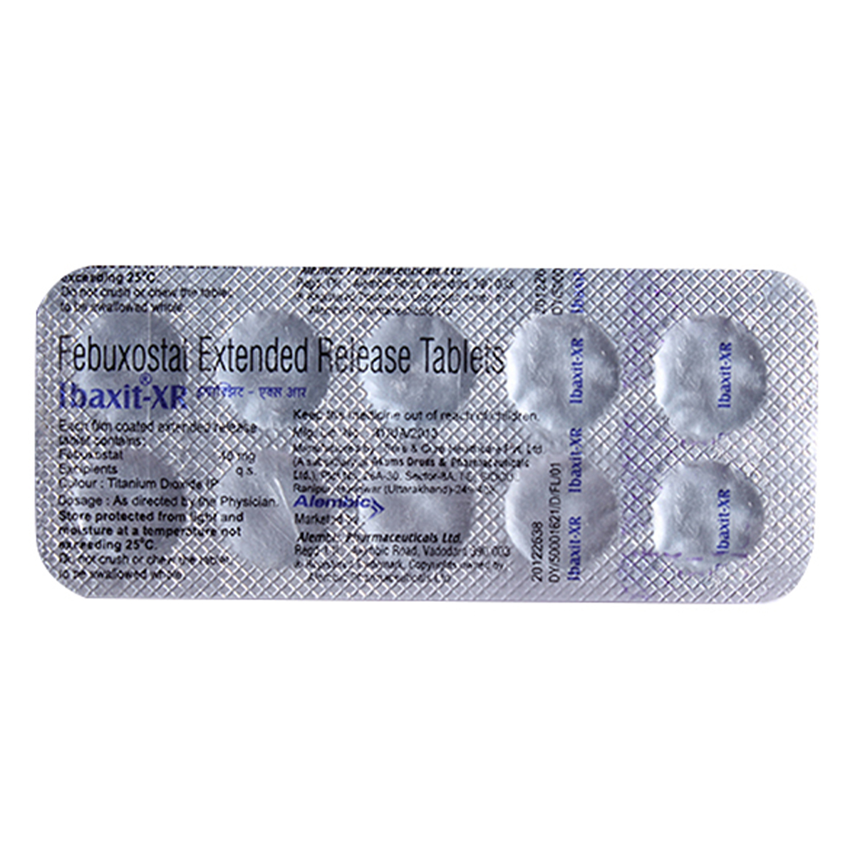 Ibaxit-XR Tablet 10's, Pack of 10 TABLETS Ibaxit-XR Tablet 10's, Pack of 10 TABLETS