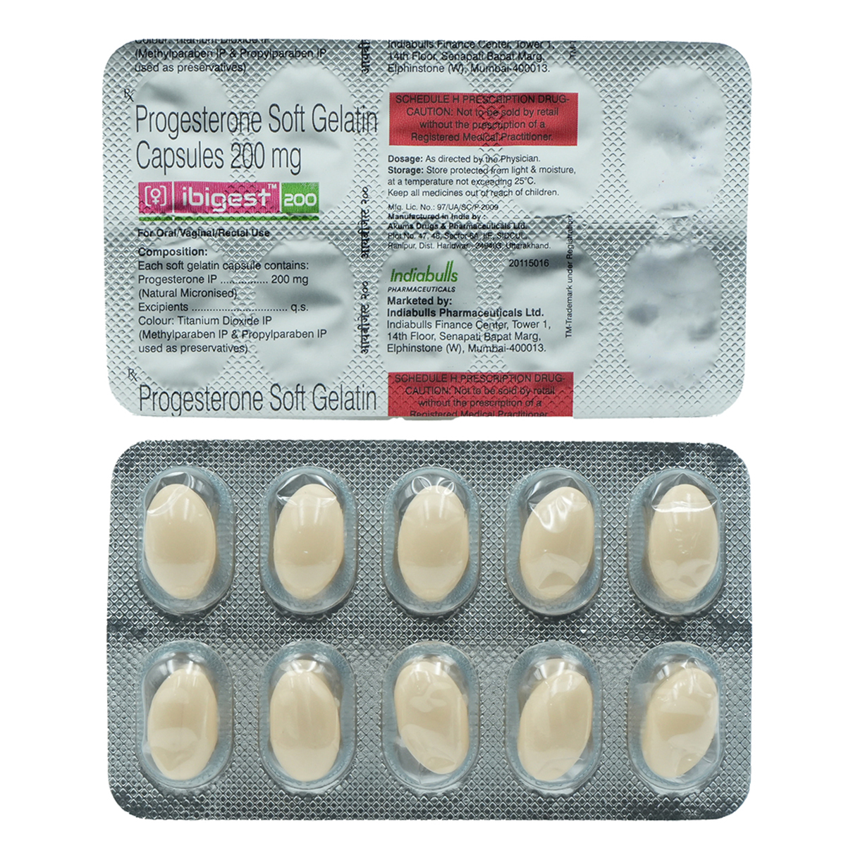 Ibigest 200 mg Softgel Capsule (Oral/Vaginal/Rectal) 10's, Pack of 10 CapsuleS Ibigest 200 mg Softgel Capsule (Oral/Vaginal/Rectal) 10's, Pack of 10 CapsuleS