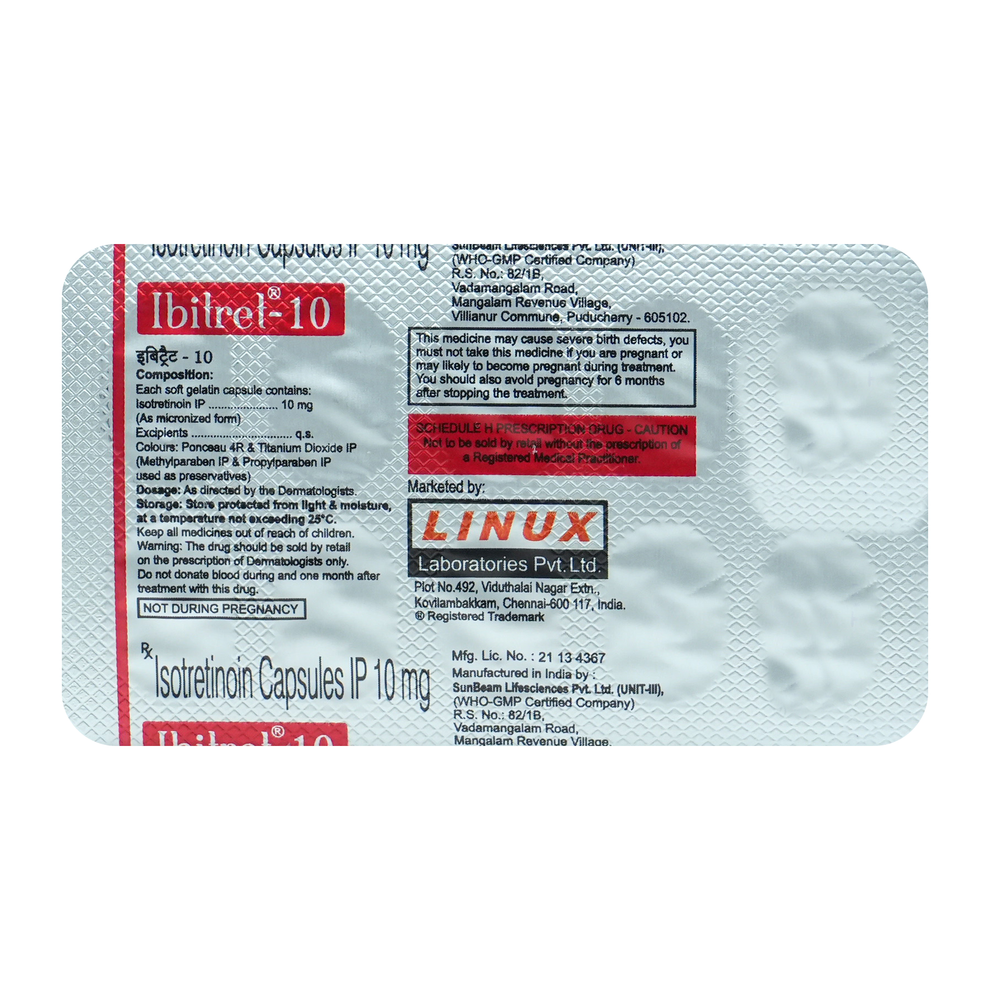 Ibitret-10 Capsule 10's, Pack of 10 CapsuleS Ibitret-10 Capsule 10's, Pack of 10 CapsuleS