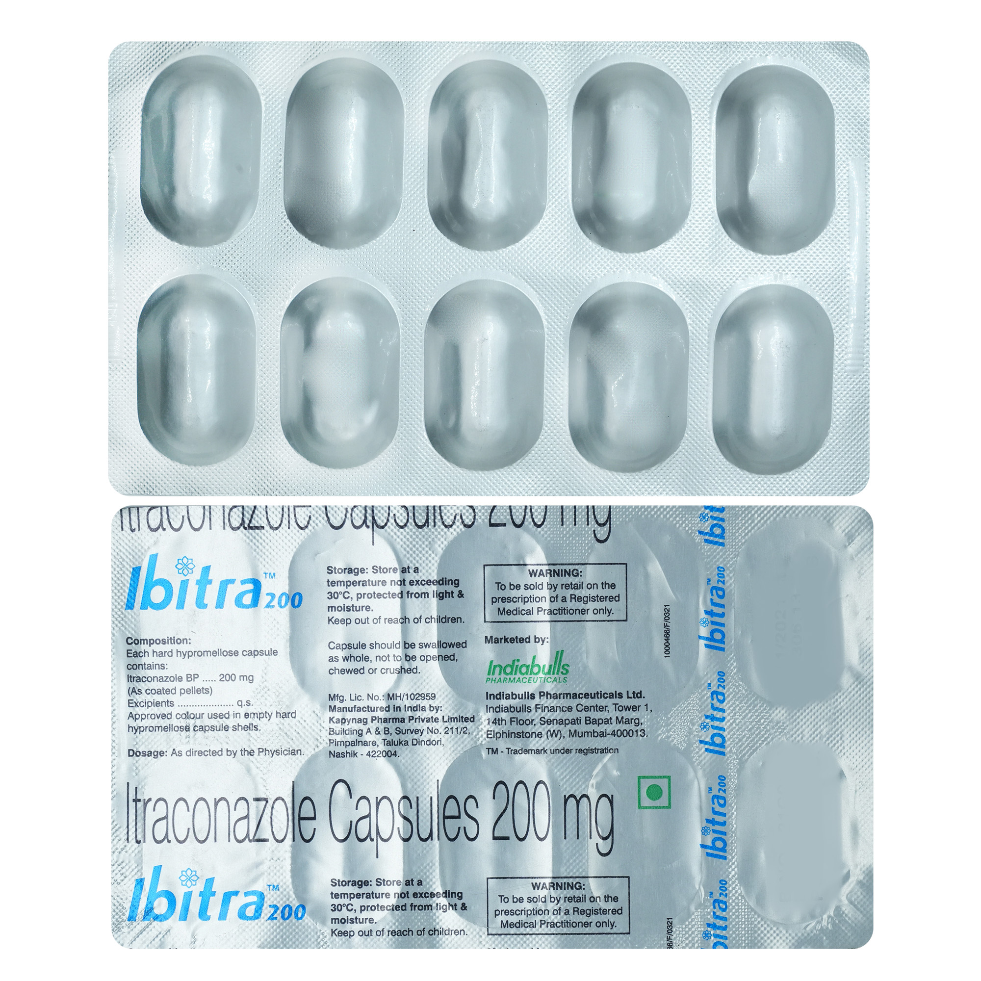 Ibitra 200 Capsule 10's, Pack of 10 CAPSULES Ibitra 200 Capsule 10's, Pack of 10 CAPSULES