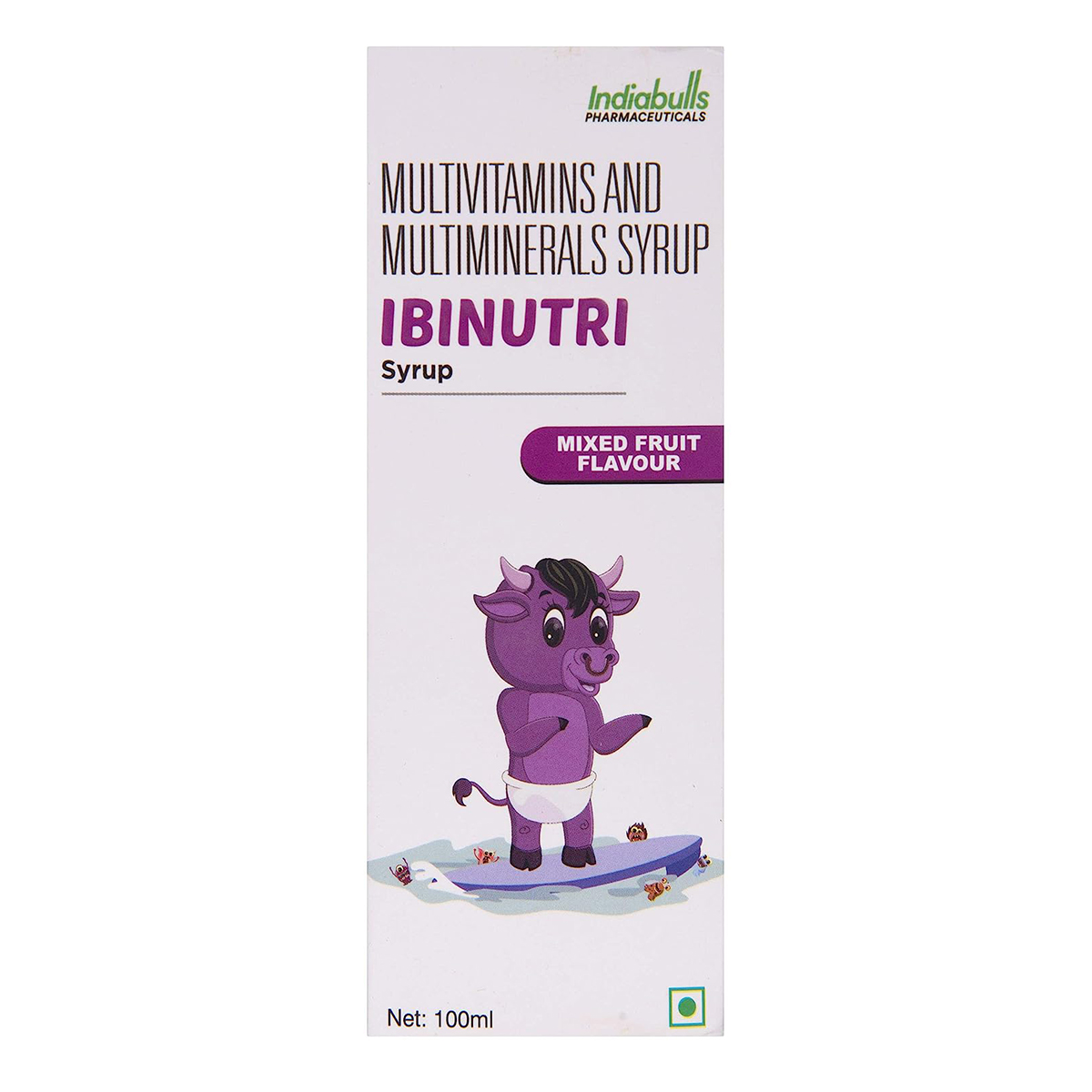 Ibinutri Mixed Fruit Syrup 100 ml, Pack of 1 Liquid Ibinutri Mixed Fruit Syrup 100 ml, Pack of 1 Liquid