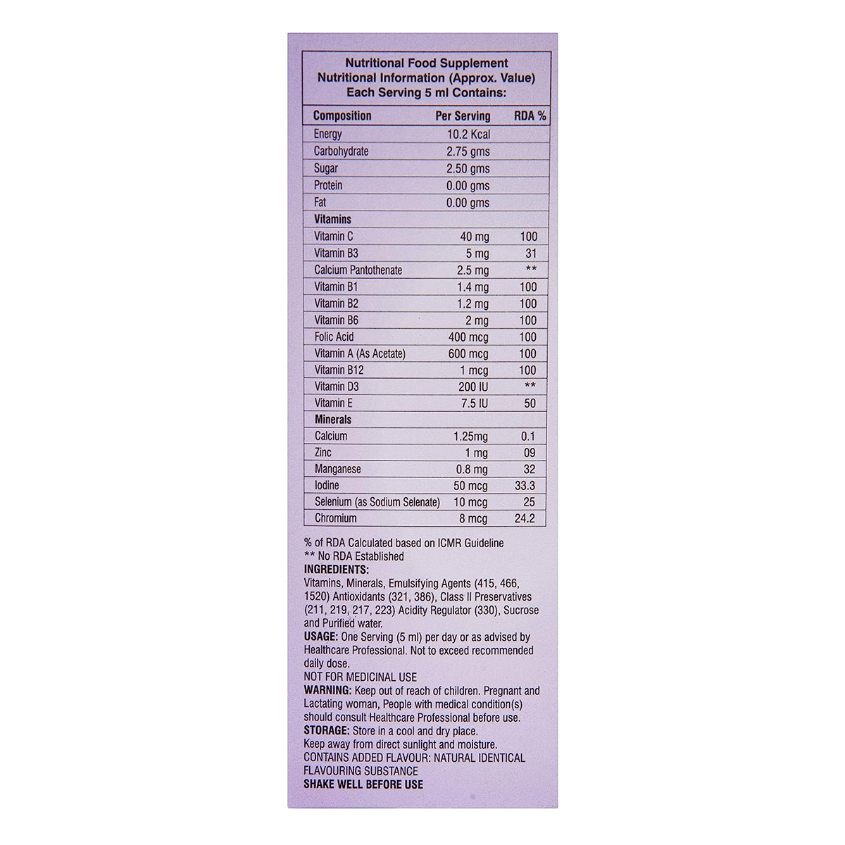 Ibvital Mix Fruit Syp 200Ml, Pack of 1 Liquid Ibvital Mix Fruit Syp 200Ml, Pack of 1 Liquid