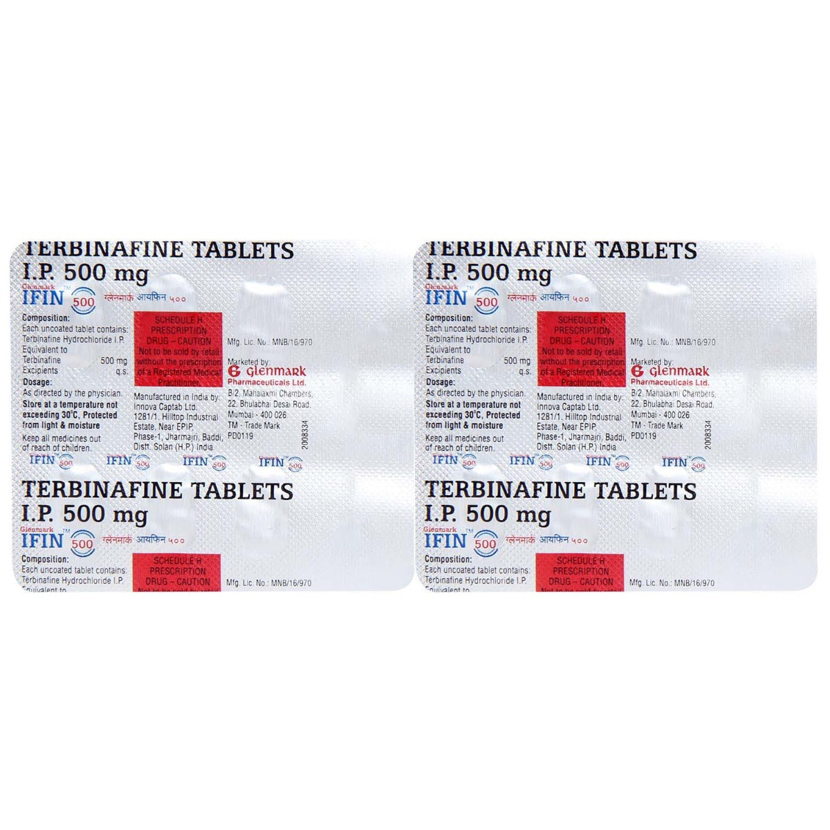 Ifin 500 Tablet 7's, Pack of 7 TABLETS Ifin 500 Tablet 7's, Pack of 7 TABLETS