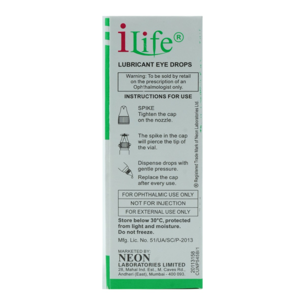 I Life Eye Drop 10 ml, Pack of 1 Eye Drops I Life Eye Drop 10 ml, Pack of 1 Eye Drops