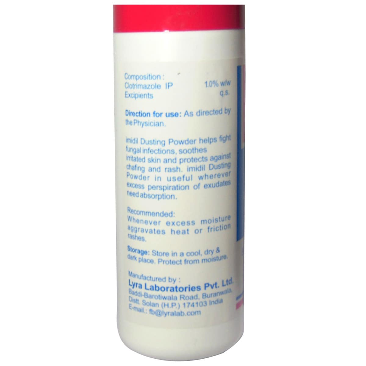 Imidil Dusting Powder 100 gm, Pack of 1 Powder Imidil Dusting Powder 100 gm, Pack of 1 Powder