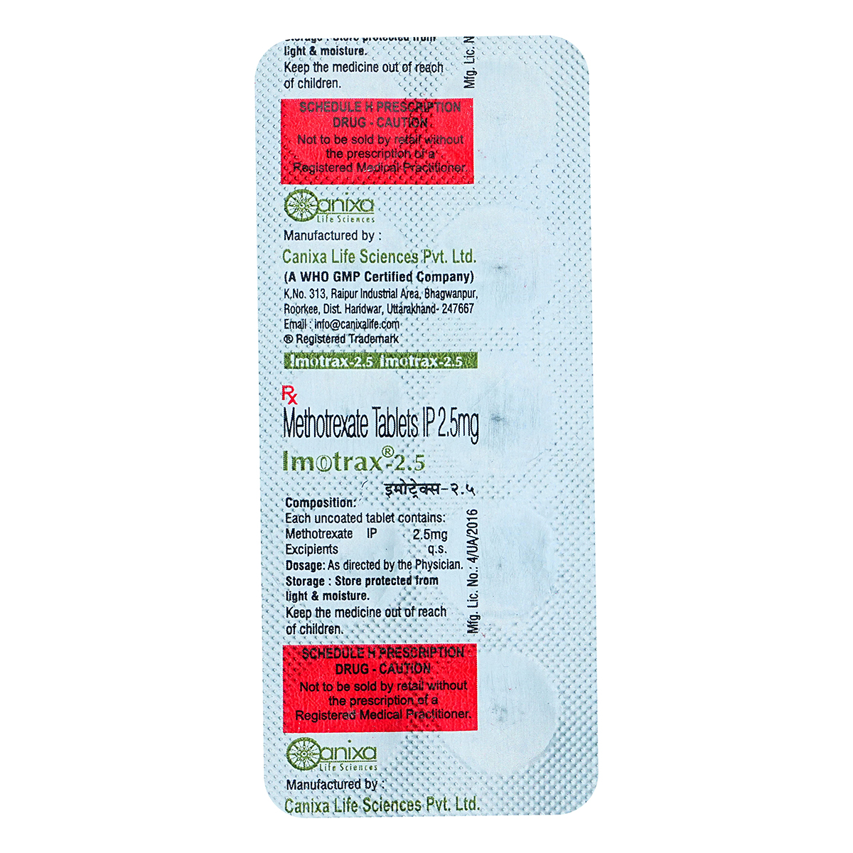 Imotrax-2.5 Tablet 10's