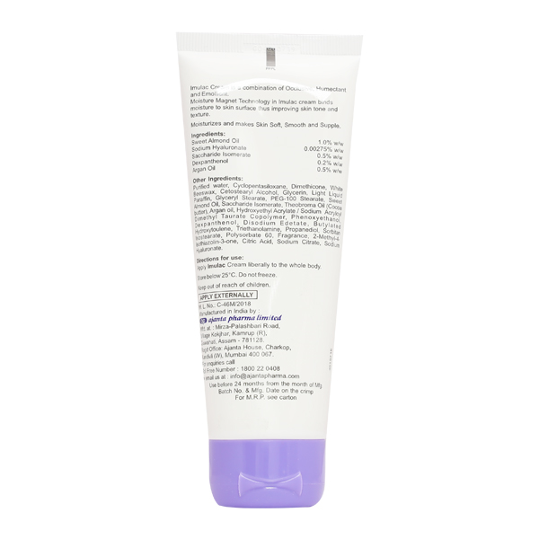 Imulac Moisturising Cream 100 gm | Moisturises, Nourishes & Rejuvenates Skin, Pack of 1 Imulac Moisturising Cream 100 gm | Moisturises, Nourishes & Rejuvenates Skin, Pack of 1