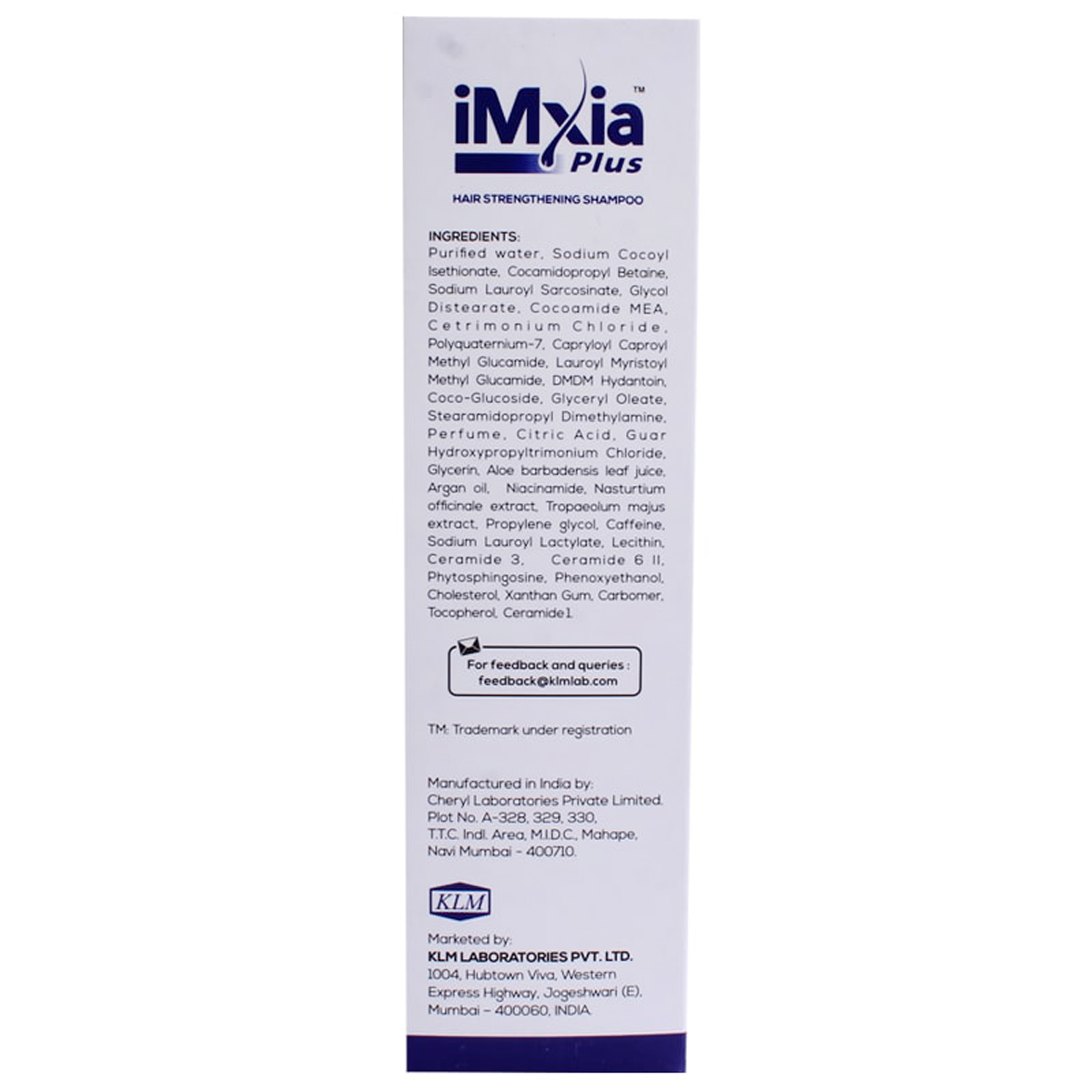 Imxia Plus Shampoo 150 ml, Pack of 1 Imxia Plus Shampoo 150 ml, Pack of 1