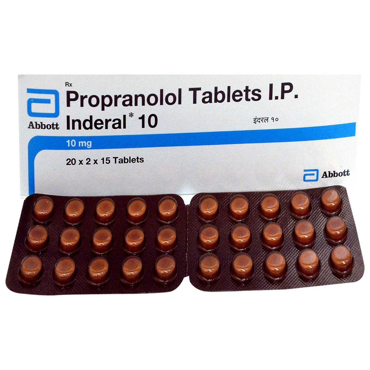 Inderal 10 Tablet 15's, Pack of 15 TABLETS Inderal 10 Tablet 15's, Pack of 15 TABLETS