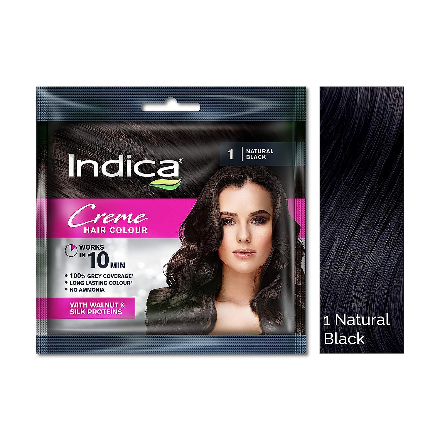 Indica Easy Hair Color Black, 40 gm, Pack of 1 Indica Easy Hair Color Black, 40 gm, Pack of 1