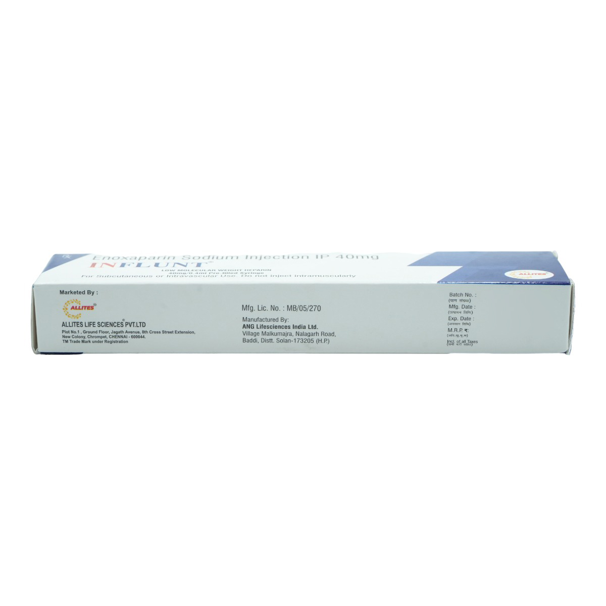 Influnt 40 mg PFS Injection 0.4 ml, Pack of 1 Injection Influnt 40 mg PFS Injection 0.4 ml, Pack of 1 Injection