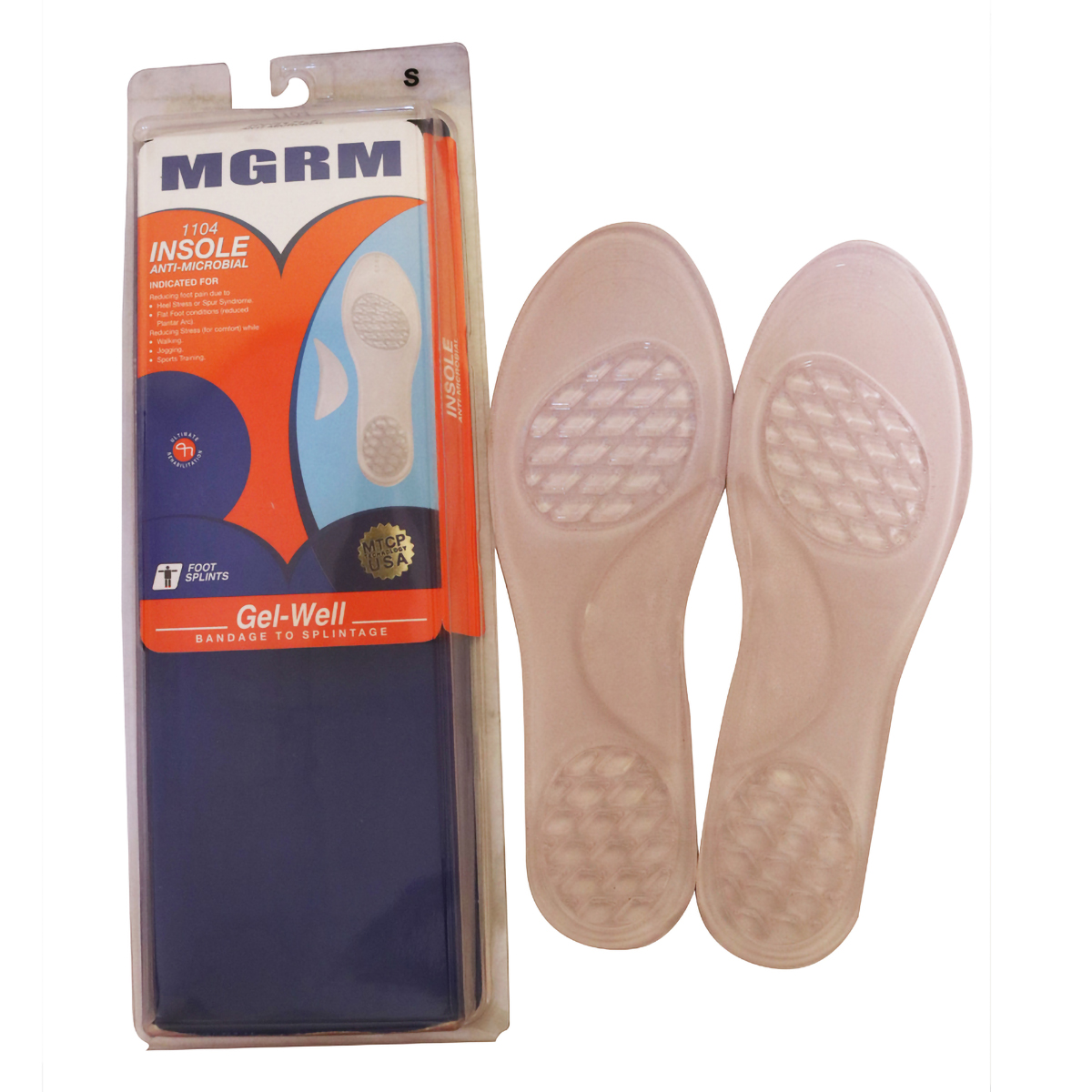 MGRM Insole Microbial Small 1104, 1 Pair, Pack of 1 MGRM Insole Microbial Small 1104, 1 Pair, Pack of 1