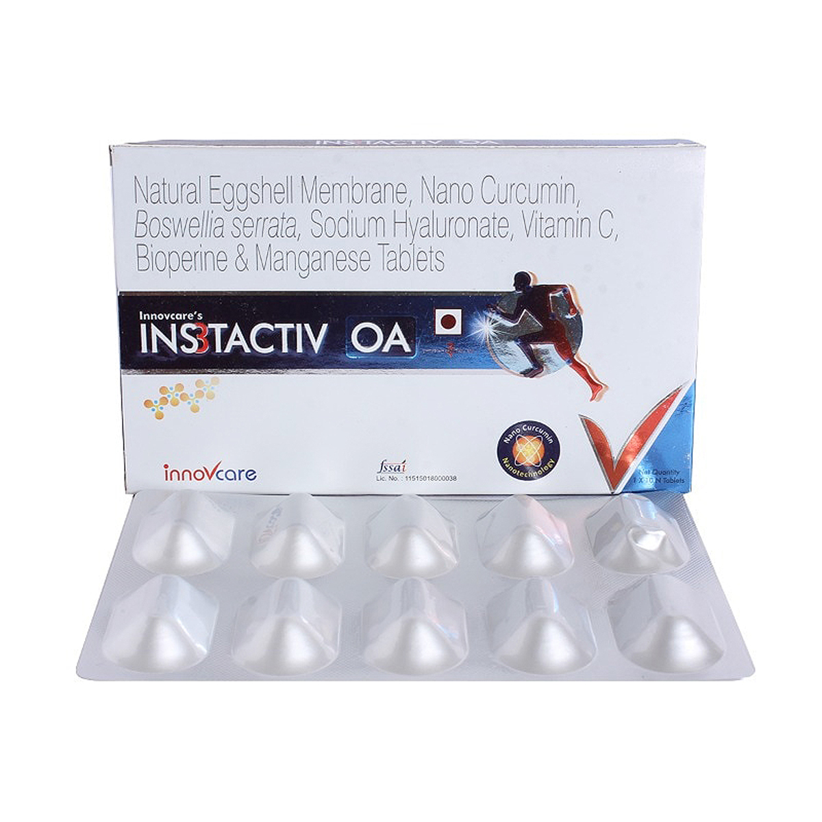 Ins3tactiv OA Tablet 10's, Pack of 10 TABLETS Ins3tactiv OA Tablet 10's, Pack of 10 TABLETS