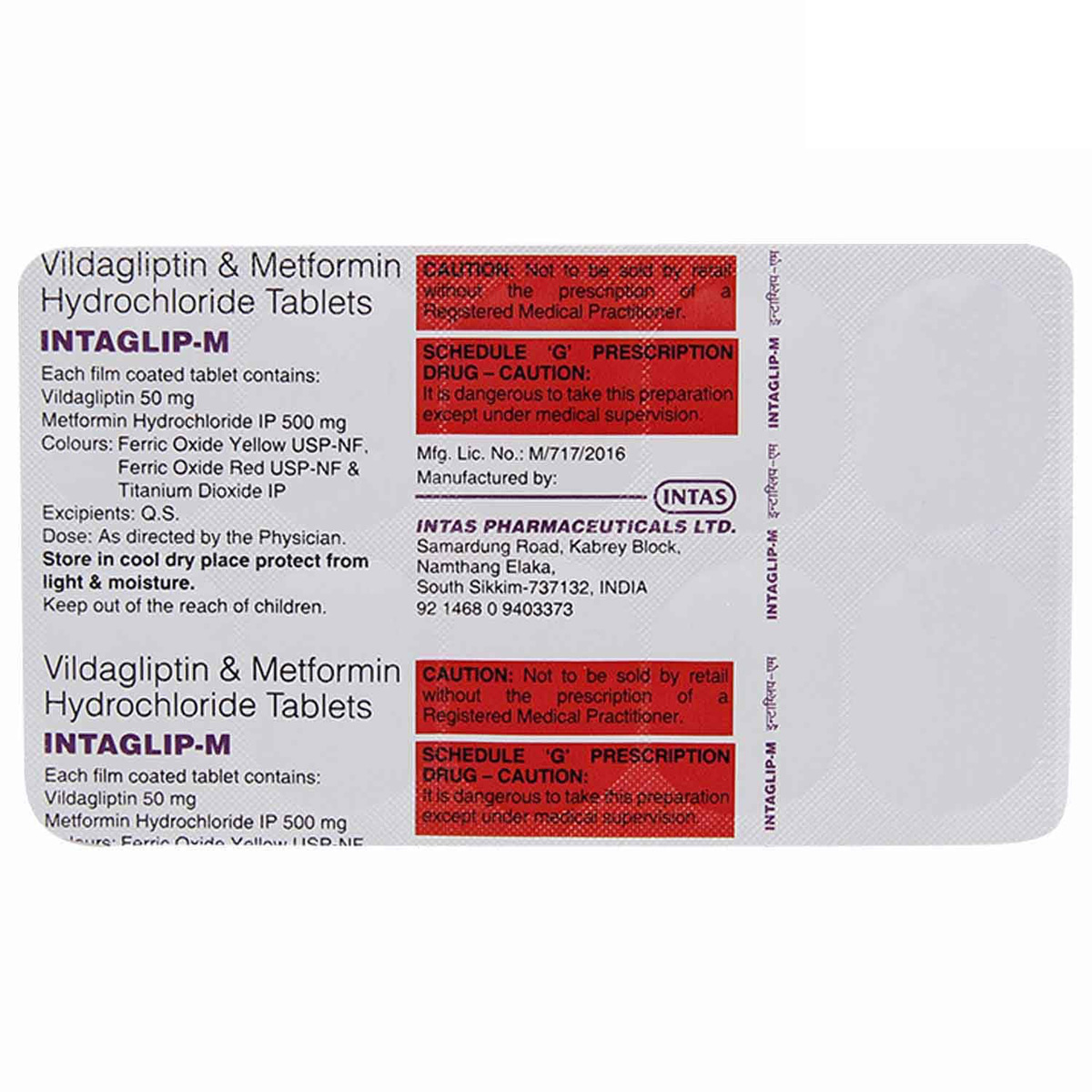 Intaglip M Tablet 10's, Pack of 10 TABLETS Intaglip M Tablet 10's, Pack of 10 TABLETS