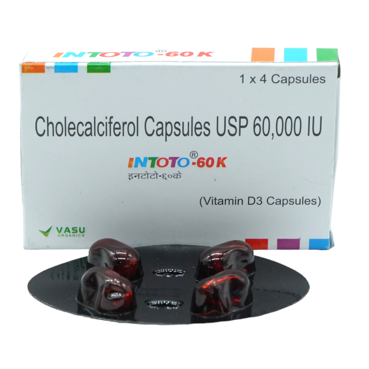 Intoto-60K Capsule 4's, Pack of 4 Intoto-60K Capsule 4's, Pack of 4