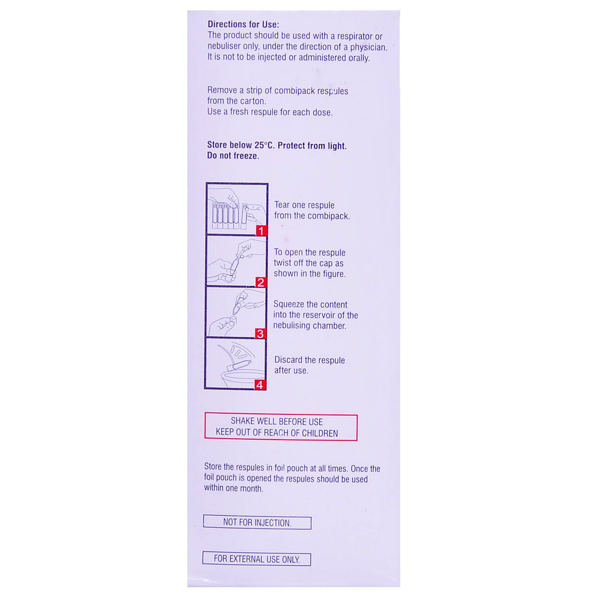 Iprazest Respules 5X2.5 ml, Pack of 5 RESPULESS Iprazest Respules 5X2.5 ml, Pack of 5 RESPULESS