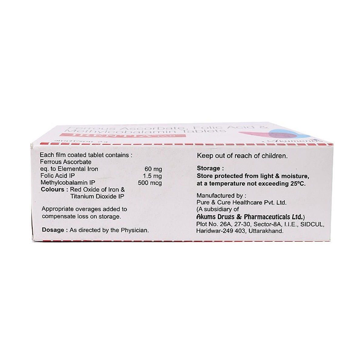 Irentia Tablet 10's, Pack of 10 TABLETS Irentia Tablet 10's, Pack of 10 TABLETS