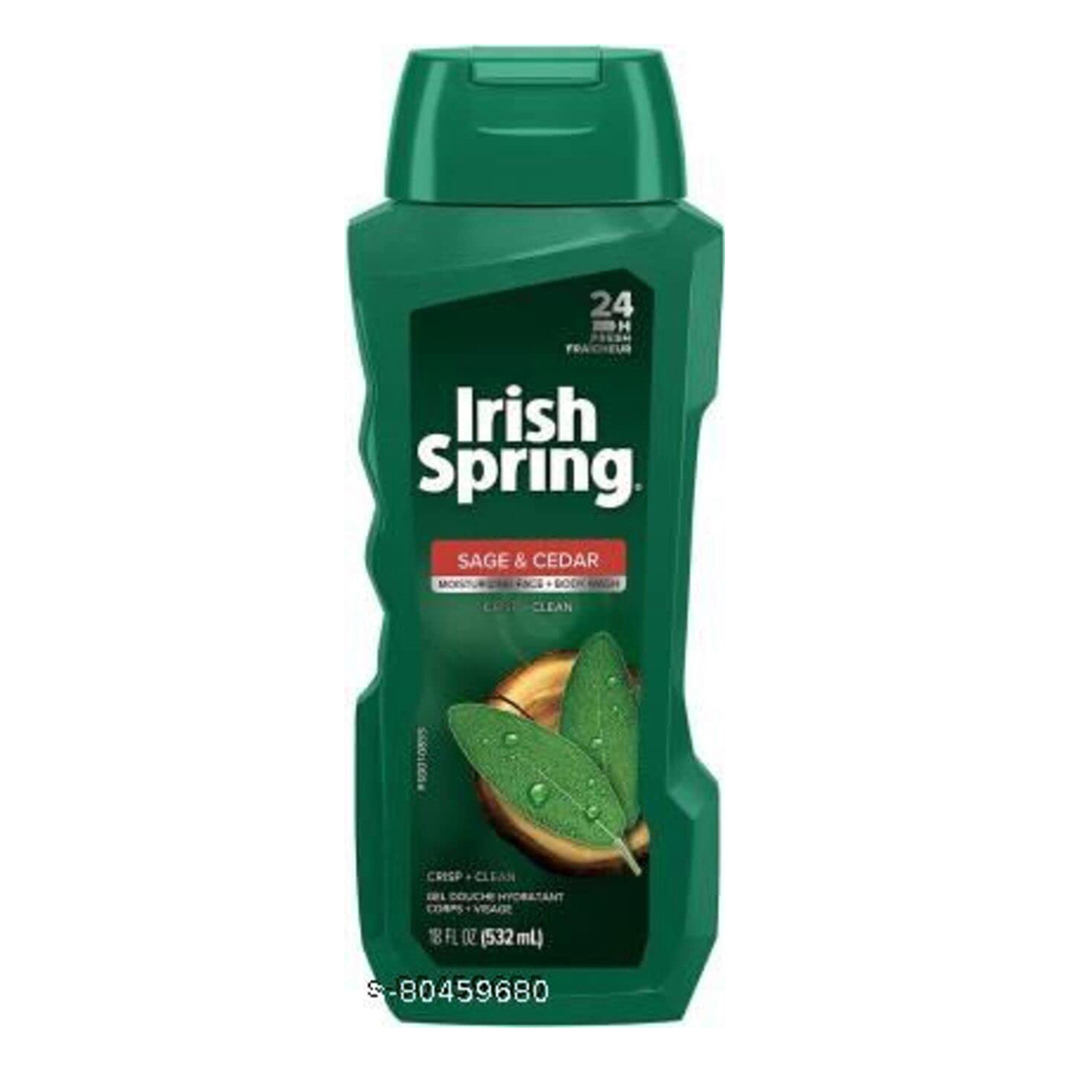 Irish Spring Sage & Cedar Face Body Wash 532 ml | Cleanses & Moistures | 24 Hrs Deodrant Protection, Pack of 1 Irish Spring Sage & Cedar Face Body Wash 532 ml | Cleanses & Moistures | 24 Hrs Deodrant Protection, Pack of 1
