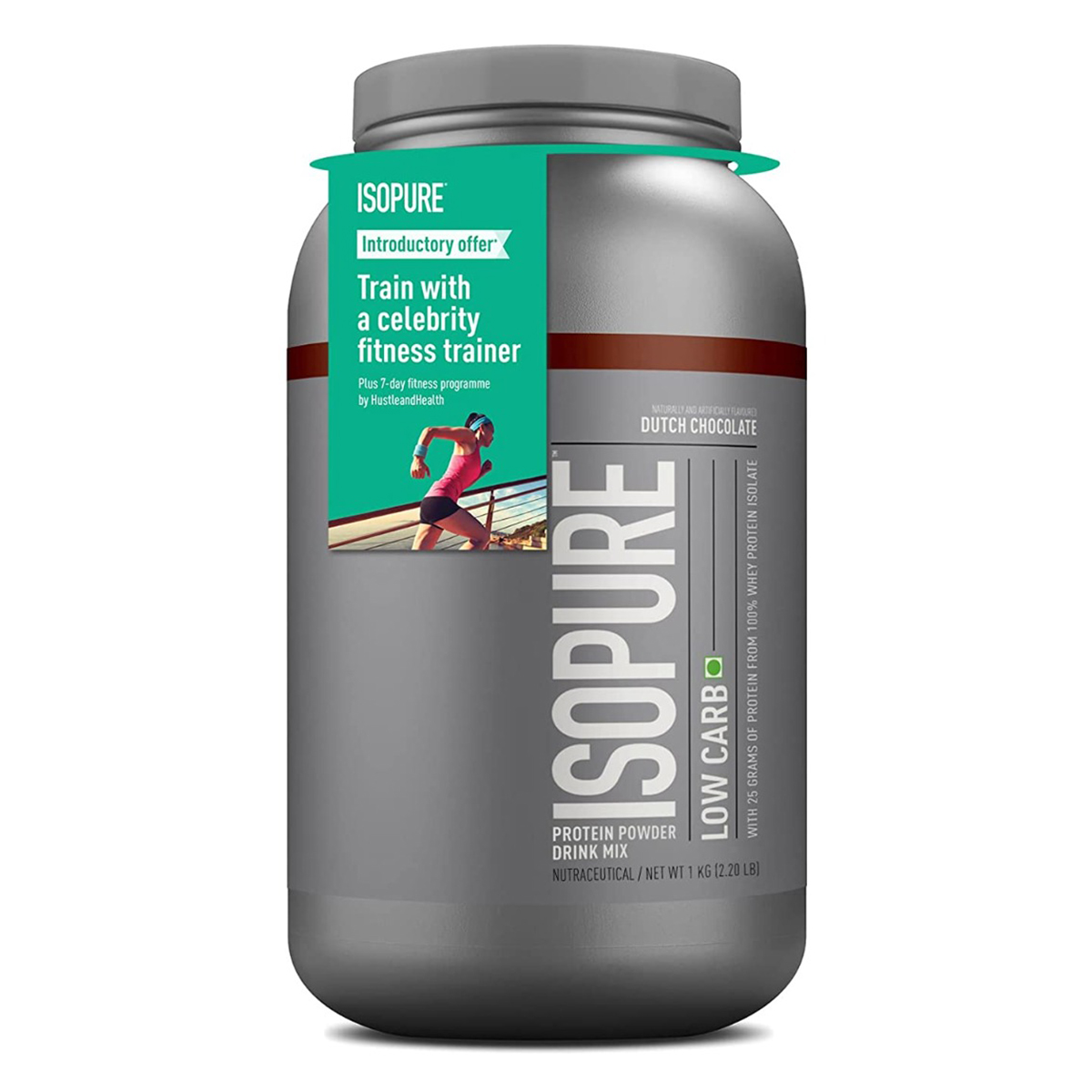 Isopure Low Carb 100% Whey Protein Isolate Dutch Chocolate Flavour Powder, 2.20 lb, Pack of 1 Isopure Low Carb 100% Whey Protein Isolate Dutch Chocolate Flavour Powder, 2.20 lb, Pack of 1