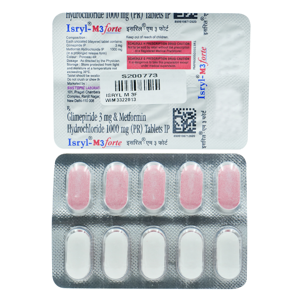Isryl M3 Forte Tablet 10's, Pack of 10 TABLETS Isryl M3 Forte Tablet 10's, Pack of 10 TABLETS