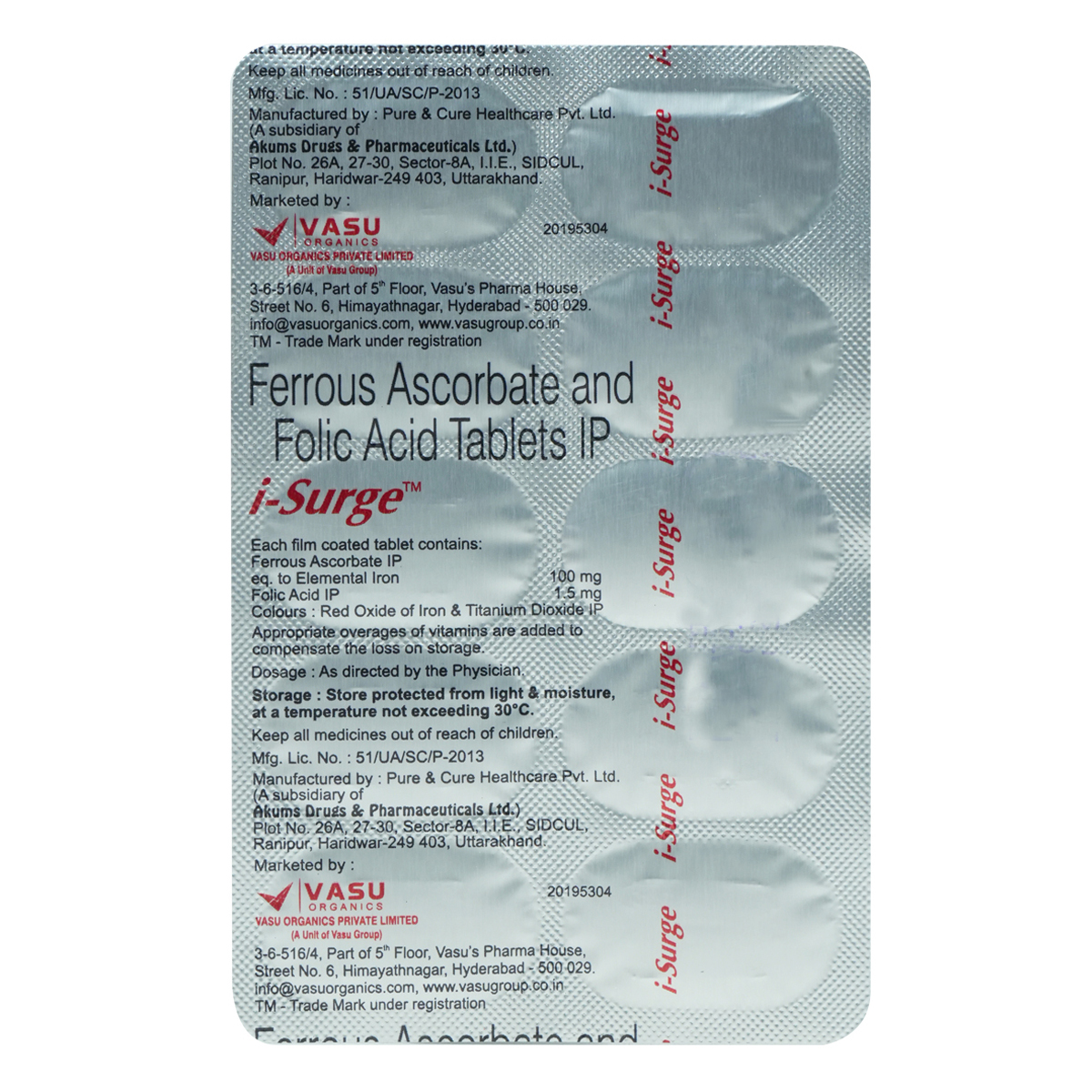 I Surge Tablet 10's, Pack of 10 TABLETS I Surge Tablet 10's, Pack of 10 TABLETS