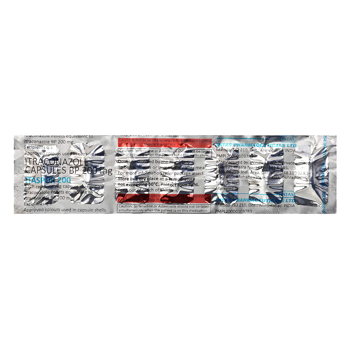 Itaspor 200 Capsule 7's, Pack of 7 CapsuleS Itaspor 200 Capsule 7's, Pack of 7 CapsuleS