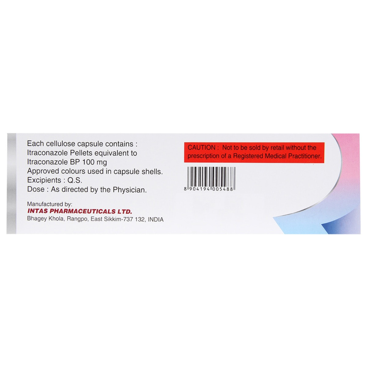 Itaspor Capsule 10's, Pack of 10 CAPSULES Itaspor Capsule 10's, Pack of 10 CAPSULES