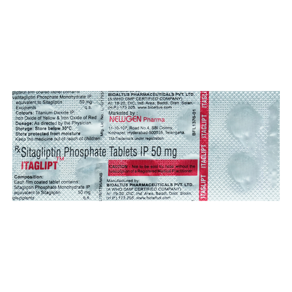 Itaglipt Tablet 10's, Pack of 10 TabletS Itaglipt Tablet 10's, Pack of 10 TabletS