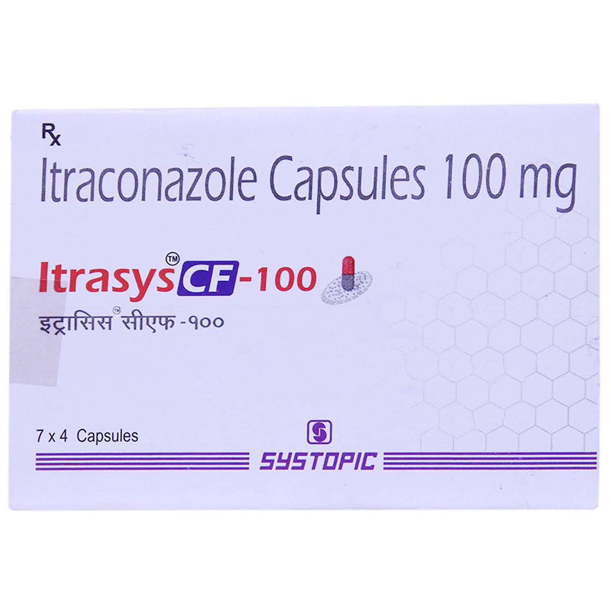 Itrasys CF 100 Capsule 4's, Pack of 4 CAPSULES Itrasys CF 100 Capsule 4's, Pack of 4 CAPSULES