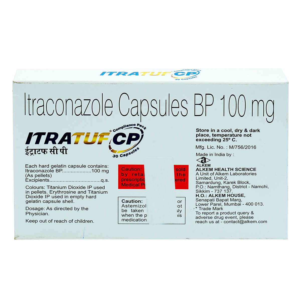 Itratuf CP Capsule 30's, Pack of 30 CAPSULES Itratuf CP Capsule 30's, Pack of 30 CAPSULES