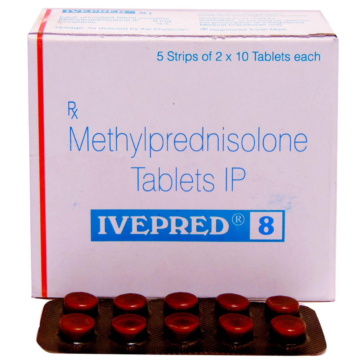 Ivepred 8 Tablet 10's, Pack of 10 TABLETS Ivepred 8 Tablet 10's, Pack of 10 TABLETS