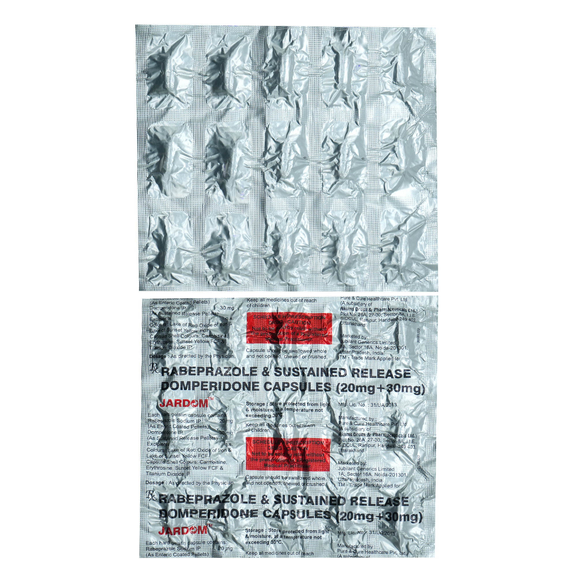 Jardom Capsule 15's, Pack of 15 Jardom Capsule 15's, Pack of 15