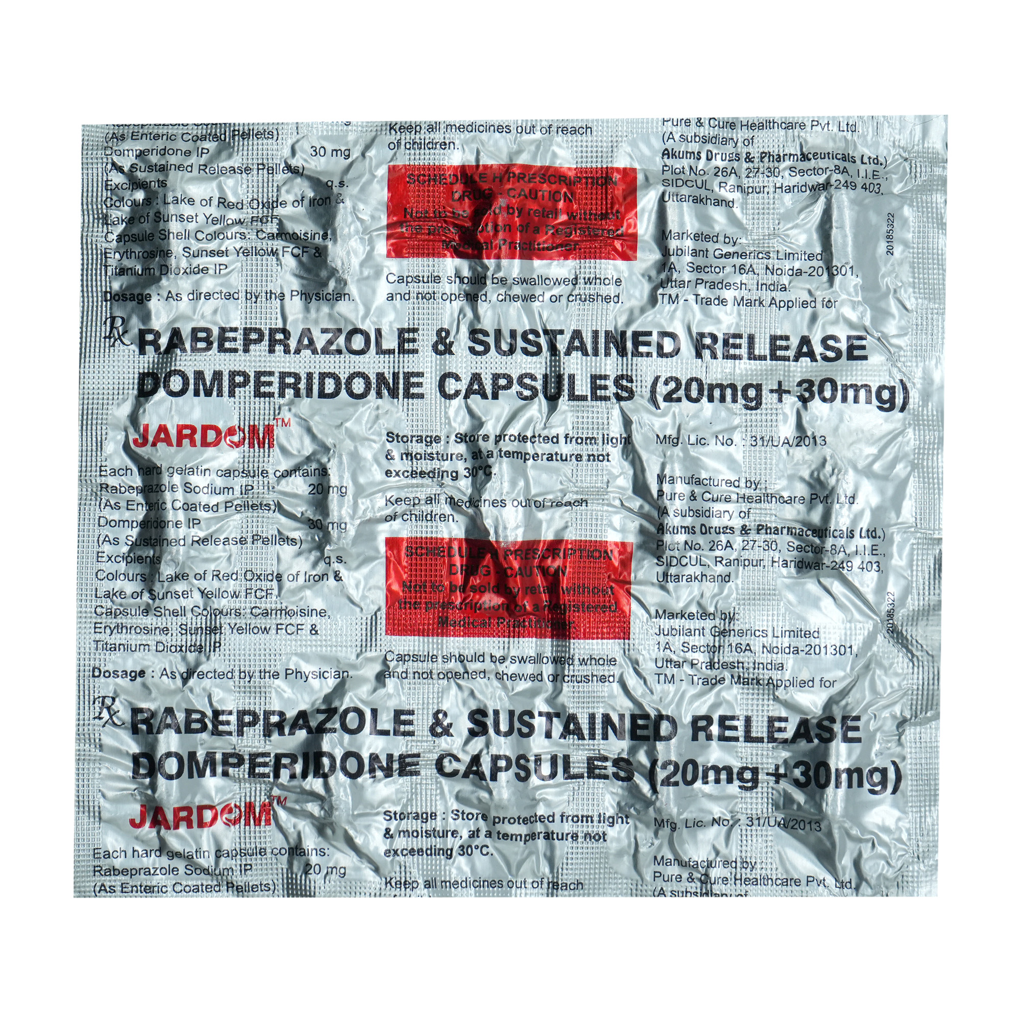 Jardom Capsule 15's, Pack of 15 Jardom Capsule 15's, Pack of 15
