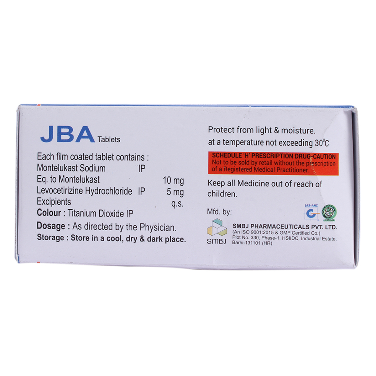 Jba Tablet 10's, Pack of 10 TABLETS Jba Tablet 10's, Pack of 10 TABLETS
