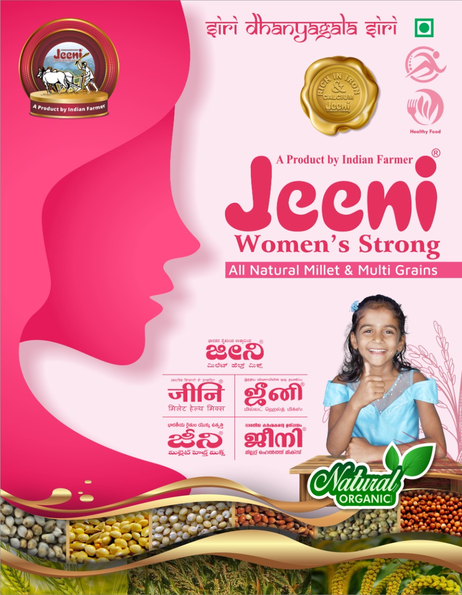 Jeeni Women's Strong Millet & Multi Grains, 500 gm, Pack of 1 Jeeni Women's Strong Millet & Multi Grains, 500 gm, Pack of 1
