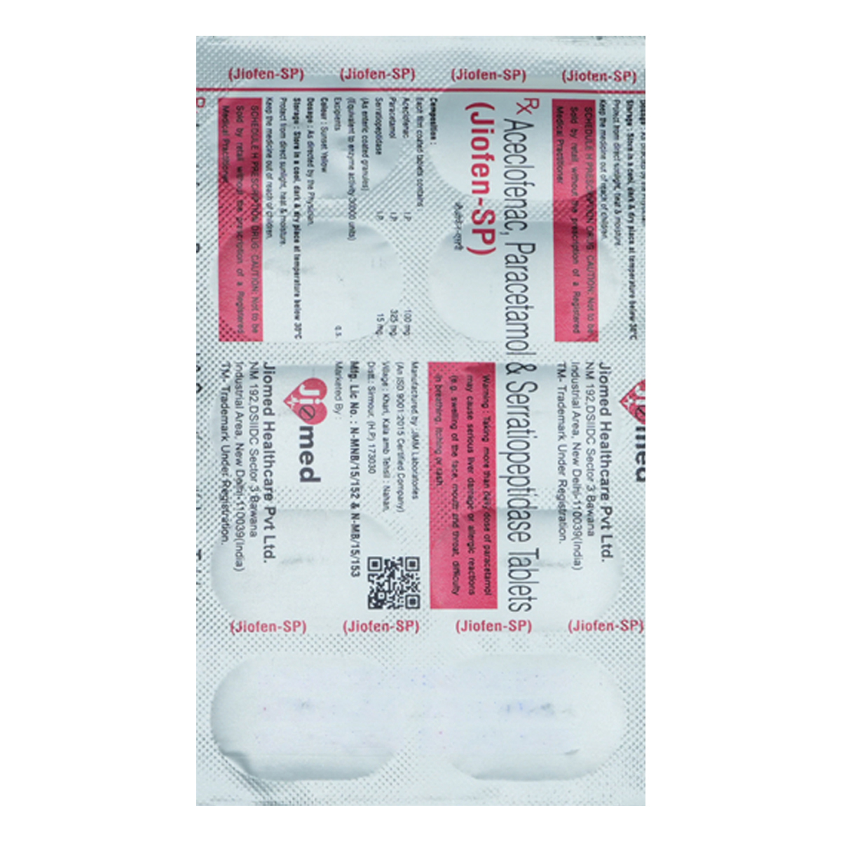 Jiofen-SP Tablet 10's, Pack of 10 TabletS Jiofen-SP Tablet 10's, Pack of 10 TabletS