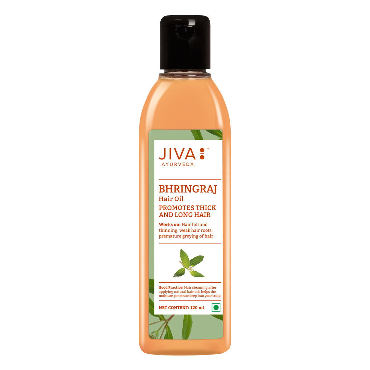 Jiva Bhringraj Hair Oil, 120 ml, Pack of 1 Jiva Bhringraj Hair Oil, 120 ml, Pack of 1